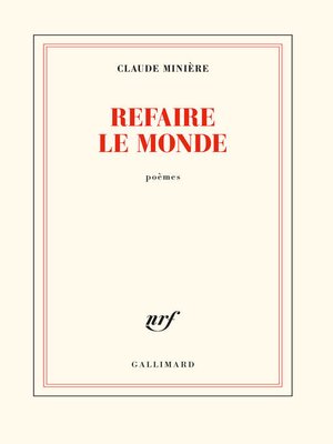 cover image of Refaire le monde